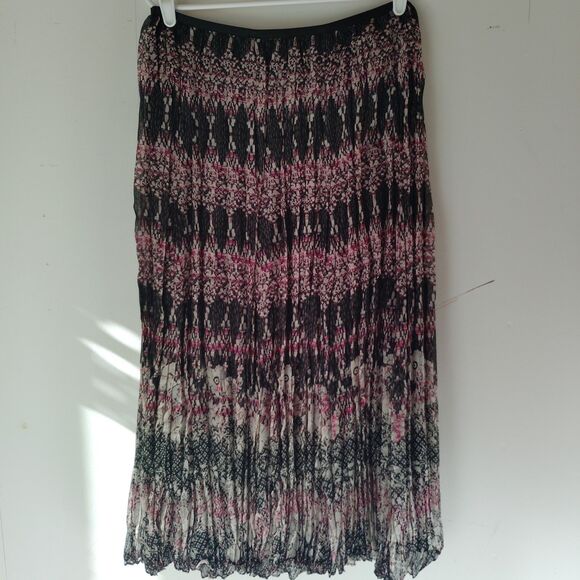 CJ Banks Christopher Banks Women's midi skirt whimsy fairy 90s pull on M Y2k - Picture 4 of 5